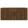 Vidaxl Coffee Table, Brown Oak, 80X50X36 Cm Wood-Based Material