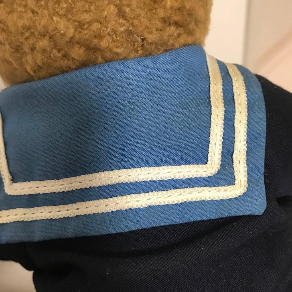 [USED] Vienna Boys' Choir Teddy Bear Plush Toy Showa Retro Vintage