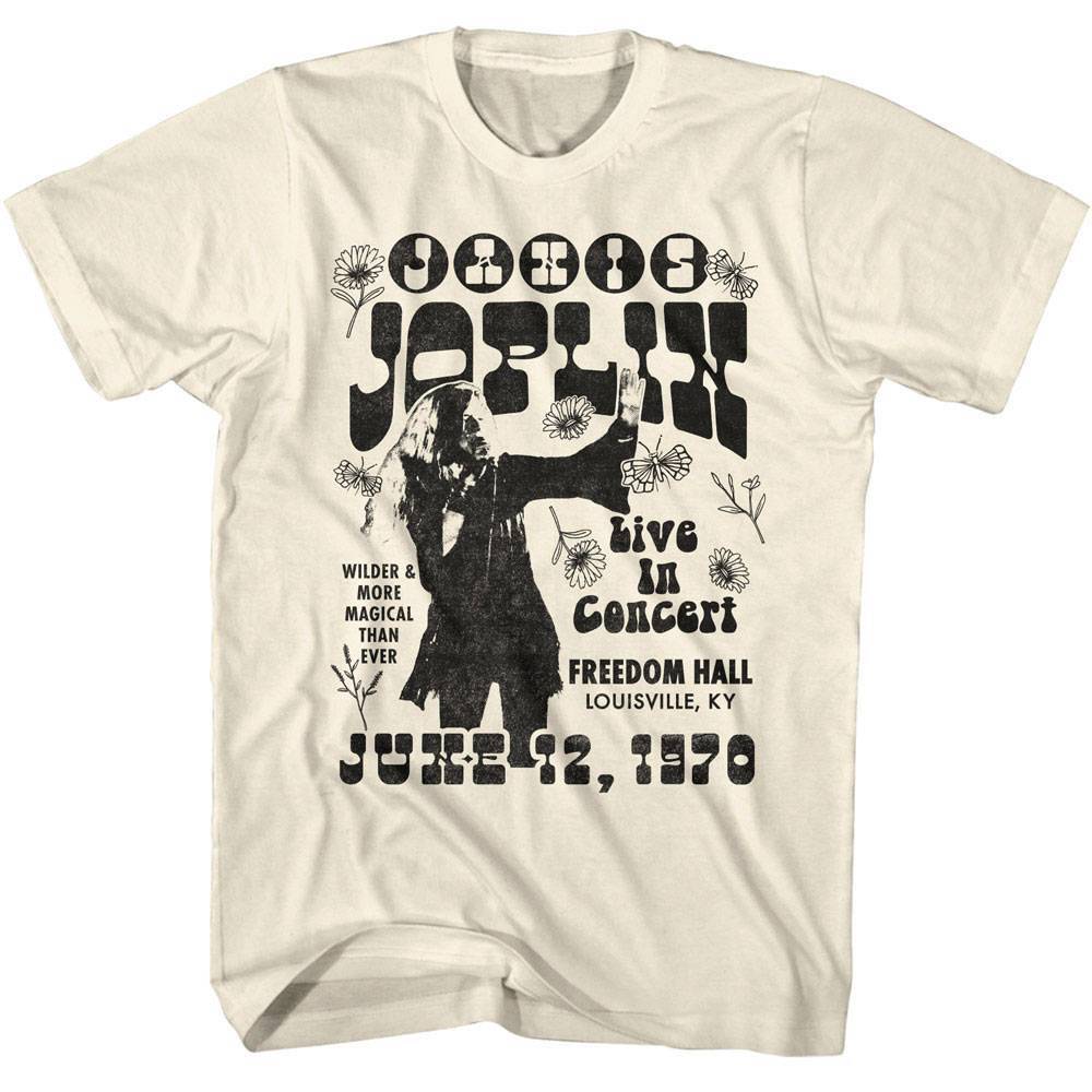 Janis Joplin Wilder More Magical Than Ever Men T Shirt M