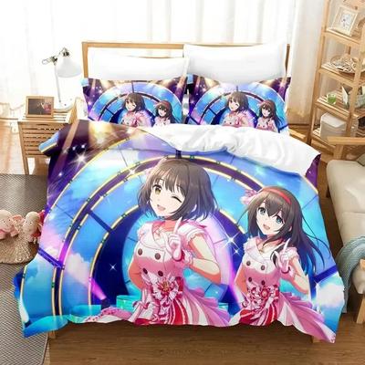 New Takafuji Kako Bedding Set Single Twin Full Queen King Size Bed Set Adult Kid Bedroom Duvetcover Sets Anime Parure De Lit Bed