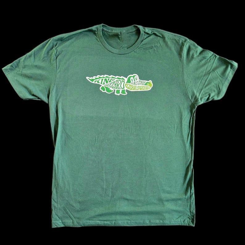 

King Gizzard and the Lizard Wizard Band T-shirt Full Size S to 5XL Green Unisex T-Shirt L