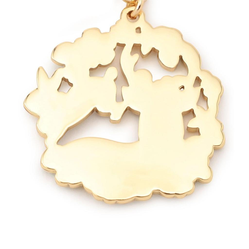 Zipper Charm Deer Rabbit Spring White FREE [Feiler] [1H9825281017020] It's ISP-251017 Women's