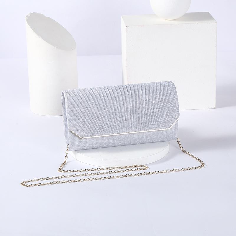 Rhinestone Glitter Evening Clutch: Elegant Square Crossbody Handbag