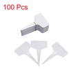 100PC Plastic Plant T-type Tags Markers Nursery Tray Garden Labels