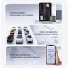 2025 New 2 in 1 Mini Wired to Wireless CarPlay and Android Auto Adapter 5GHz WiFi5 for Original Cars with Wired CarPlay/Auto
