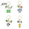 Football Fan Gift Peripheral Keychain, Jersey Keychain with Alloy Enamel Color, Lightweight Portable Sports Accessory