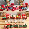 Wooden Train Christmas Ornament Merry Christmas Decoration For Home Table 2026 Xmas Gifts Noel Natal Navidad New Year 2026 Gifts