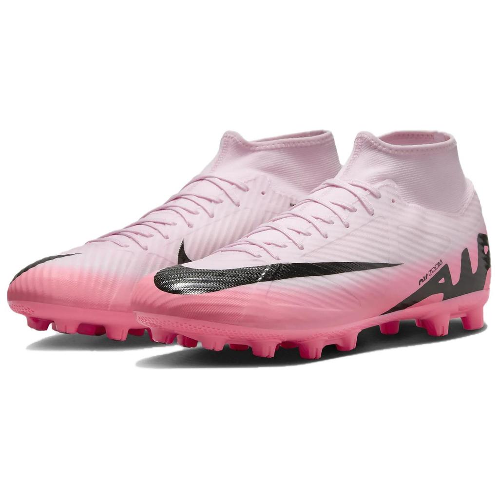 Nike Mercurial Superfly 9 Comfortable Lightweight HG Soccer Shoes Men Soccer Shoes Pink DJ5626-601