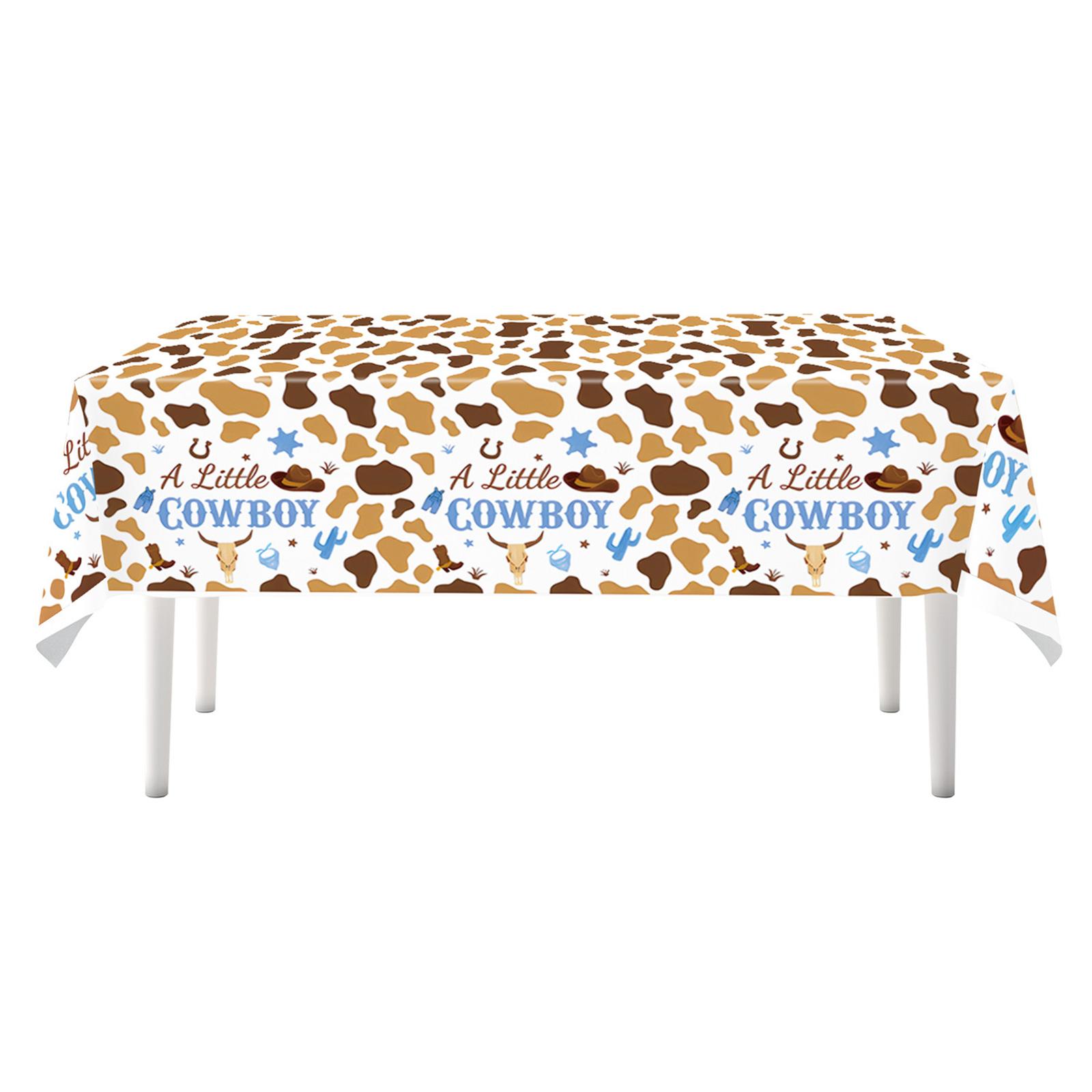 

Набор столовых приборов для ковбойской вечеринки в стиле вестерн Тарелки для конной вечеринки Флаги Салфетки Скатерть для празднования дня рождения Тематические мероприятия B