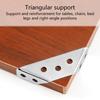 10Pcs Stainless Steel Furniture Corner Connector Shelf Brackets Cabinet Support Fixing Frame Corner Brace Enduring