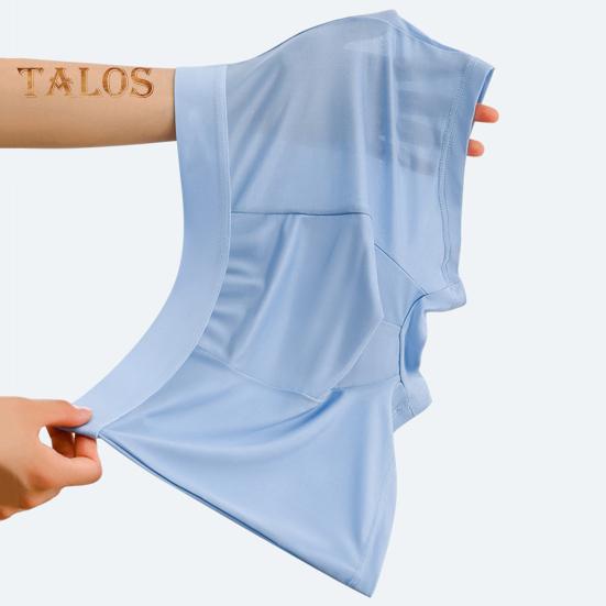 Muži Boxerské spodní prádlo Středně vysoký široký elastický pas Slim Fit šortky Kalhotky Jednobarevné Bezešvé U-konvexní kalhotky