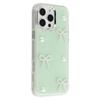 For iPhone 16 Pro Case Pearl Bow Epoxy Design TPU+PC Phone Back Cover