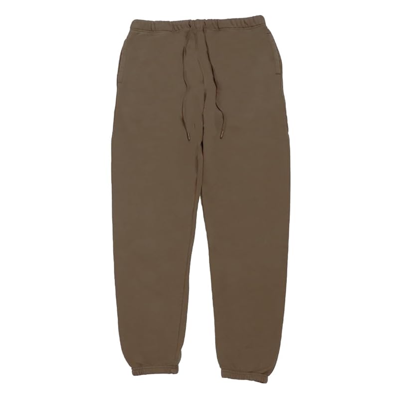 

[Shaka Wear] sweatpants men s heavy weight Plain color 13.5oz Thick garment dye bottoms pants brand street simple mocha brown M [product]