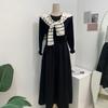 C S In The Room Long Layered dreSS 3ColorS
