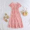Southeast Asia Elegant Age-Reversing Midi Dress for Middle-Aged Women