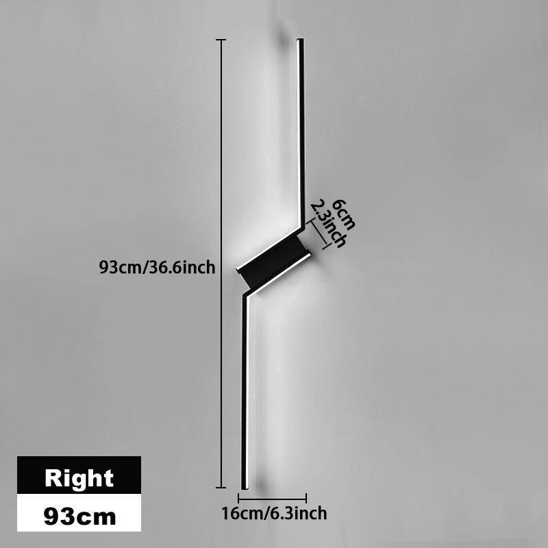 Hockey Interior Wall Light Remote Control LED Wall Lamp Bedroom Decoration Modern Indoor Lighting Lamps 53CM 73CM 93CM LED Light