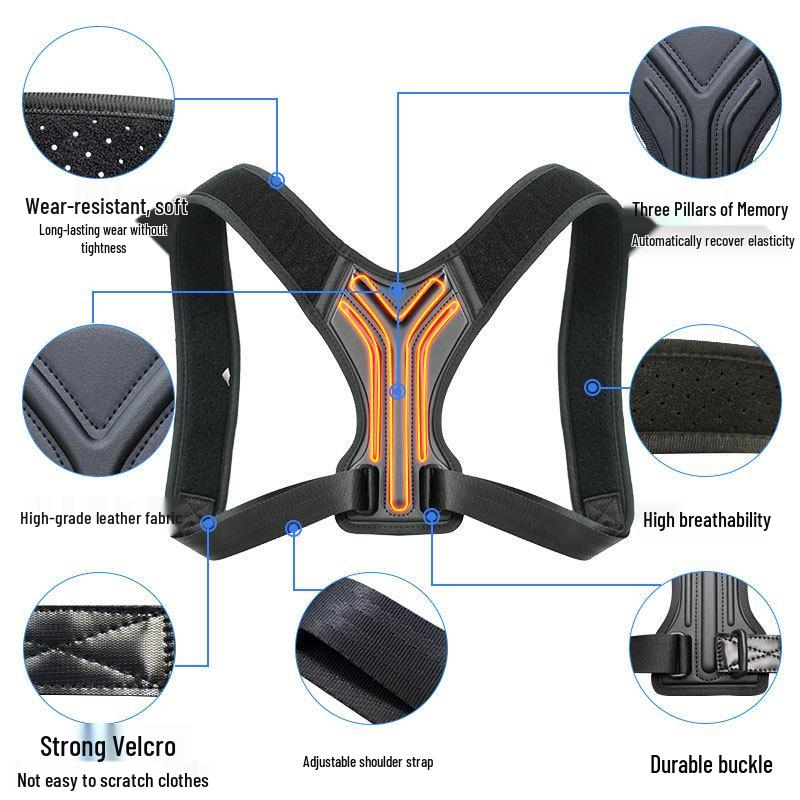 Adjustable Anti-Hunchback Posture Corrector Belt for All Ages