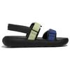 FILA Drifter Tube Sandals Slip Resistant Abrasion Resistant Sports Sandals Unisex Black Blue Korean Style 1SM02573F_001