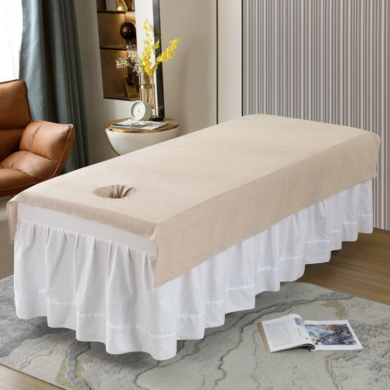 Durable Washable Massage Bed Sheet with Hole, Ideal for Tuina and Beauty Salons
