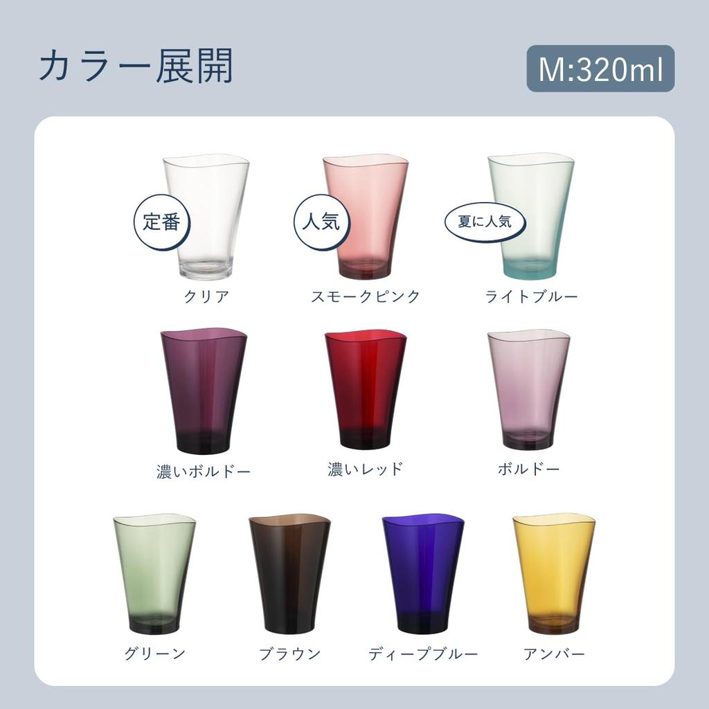 Stylish Tumbler Glass for Iced Coffee, Highballs, Juice, Beer, and More. A Great Mother's Day or Wedding Gift. Also Makes a Great Pair of Glasses.