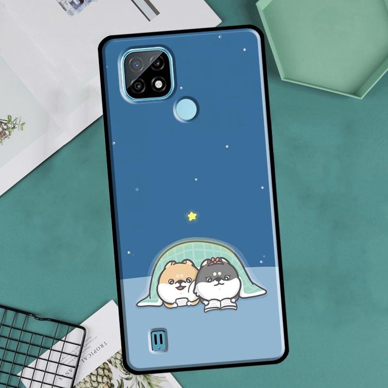 Cute Shiba Inu For OnePlus 10 Pro 9 Pro 8T 9R Nord2 Case For Realme 9 8 Pro 8i 9i C35 GT Neo 2 3 Master