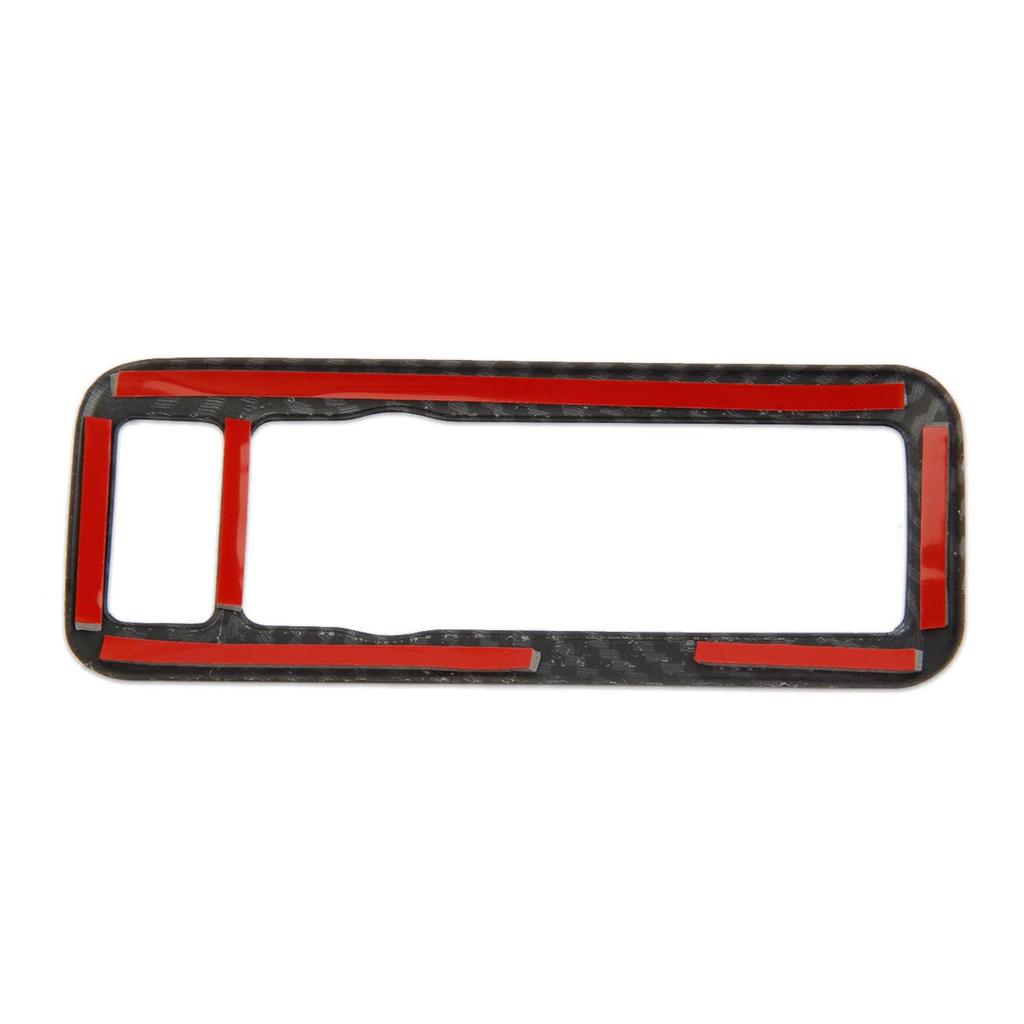 Side Console Headlight Switch Panel Cover Trim Accessories for Ford Maverick/Mustang/Mustang Mach-E/Bronco Sport/Escape(Carbon Fiber Style)