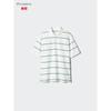 Uniqlo Japan Dry Kanoko Border Polo Shirt