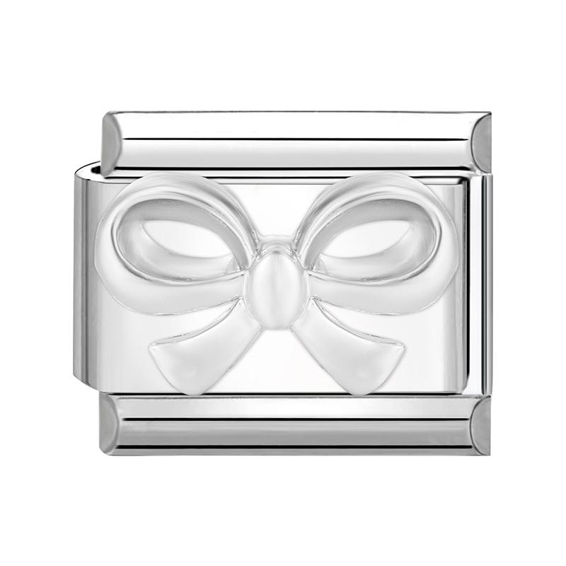 Y2K Heart Bow Knot Star Moon Butterfly Zircon Daisy Cross Italian Charm Links Fit 9mm Stainless Steel Bracelet DIY Making Gifts