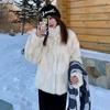 New Coat Winter Imitation Rabbit Fur Stand-up Collar Short Fur Coat Thickened Temperament Celebrity Mao Mao Coat Women