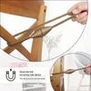 2 Pack Magnetic Curtain Tiebacks Rope Modern Handmade Curtain Tie Backs Decorative Drapes Weave Holdbacks for Window Décor