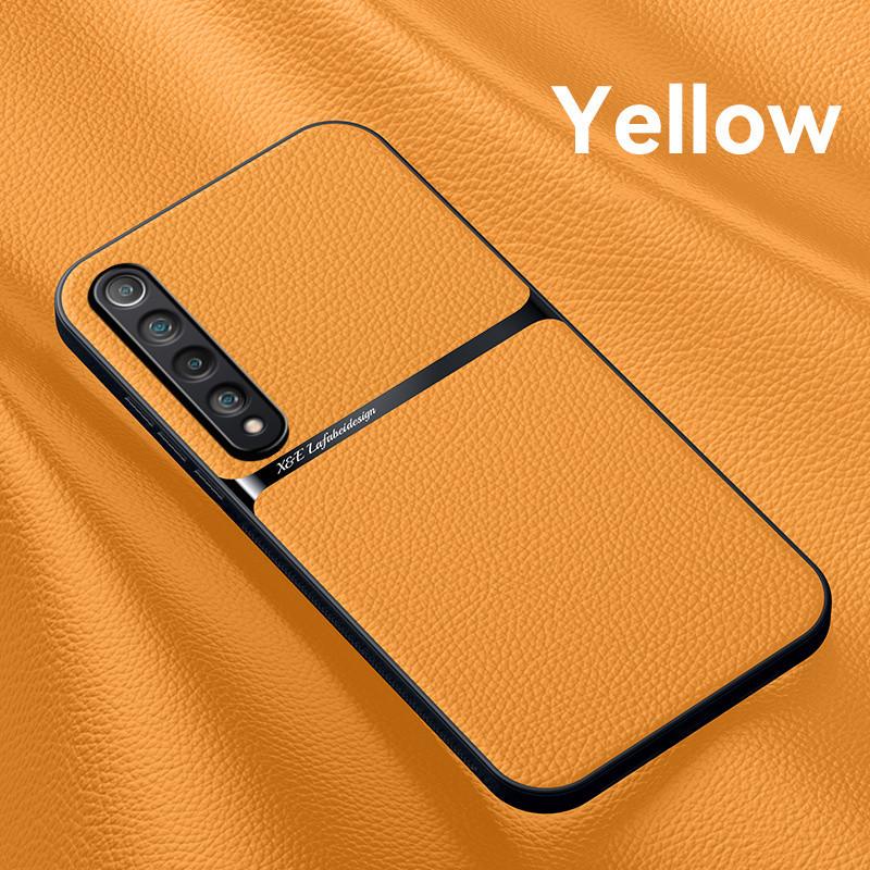 Funda For Xiaomi Mi 10 5G Case Luxury Slim Leather Car Magnetic Holder Back Cover For Xiomi Mi 10 Mi10 Soft Frame Protect Coque