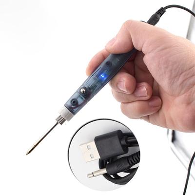Portable USB Soldering Iron Professional Electric Heating Tools Rework With Indicator Light Handle Welding Gun BGA Repair Tool