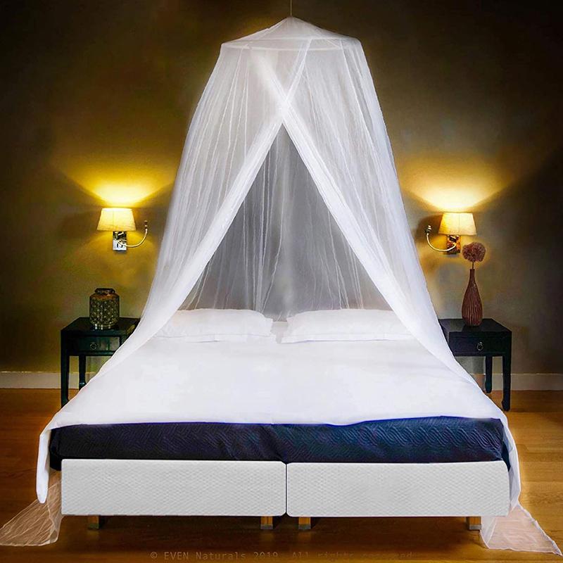 Summer Polyester Mesh Fabric Home Bedroom Hanging Decor For Double Bed Hung Dome Mosquito Net Baby Adults Summer Elegant