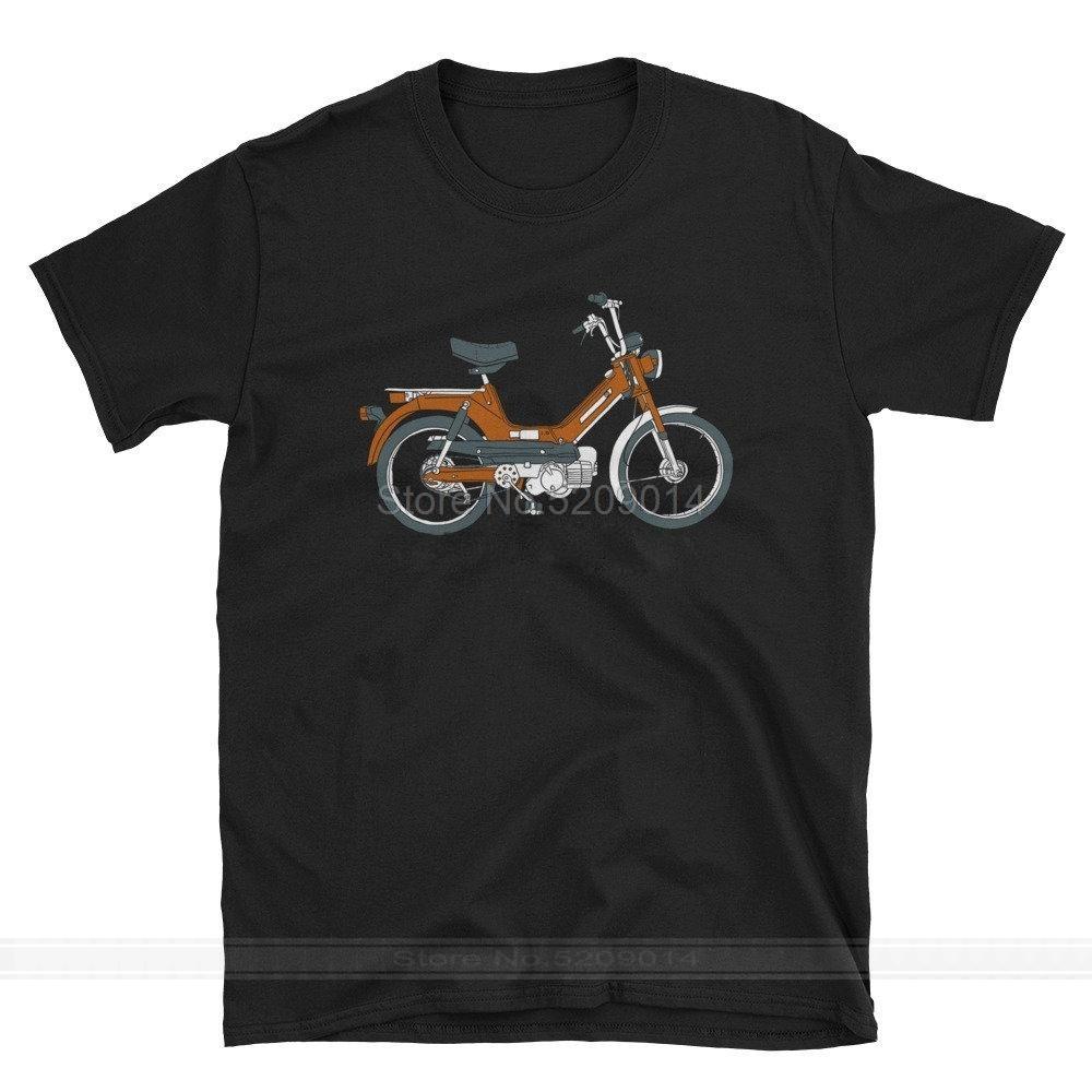 

Футболка Puch Maxi Moped, хлопковая футболка унисекс, летняя модная футболка европейского размера