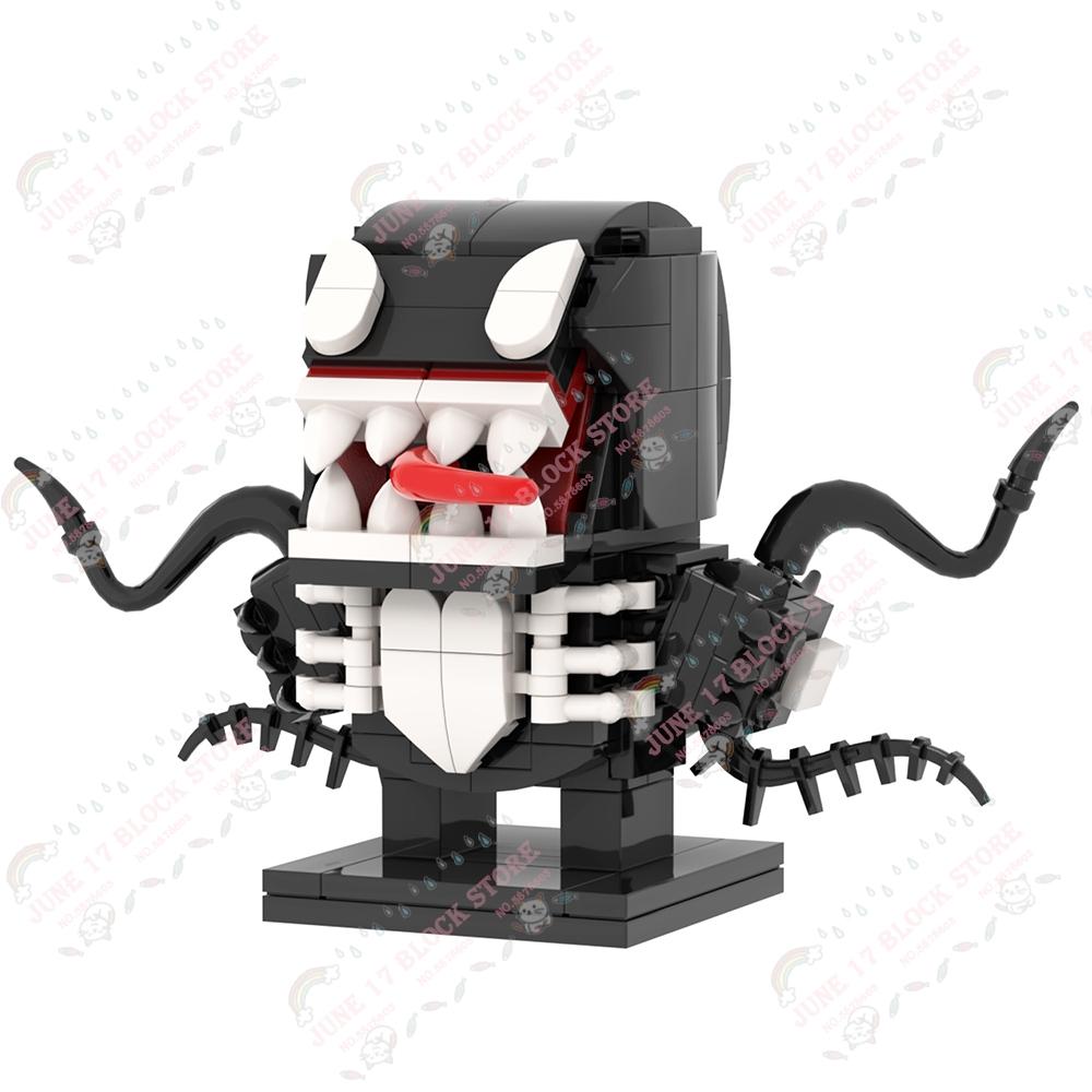 MOOXI Superhero Brickheadzed MOC Brick Movie Figure Doctor Doom Witch Kingpins Scale Model Compatible Building Block Toy Children Gift Present