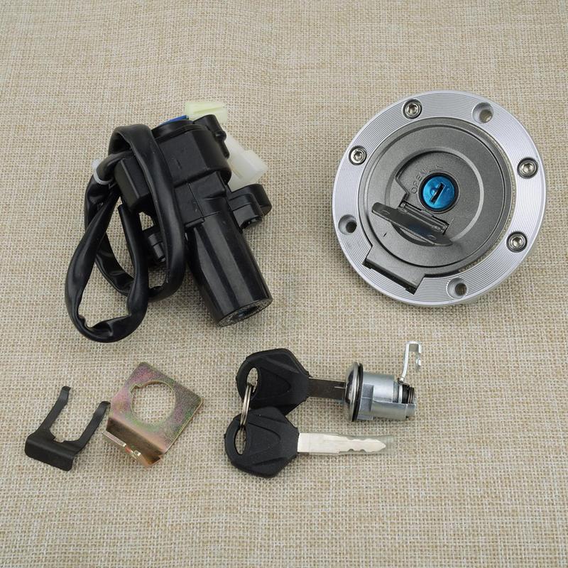 Set Lock Fuel Gas Tank Seat Ignition Switch Key for Motorcycle Refit Modified Modification