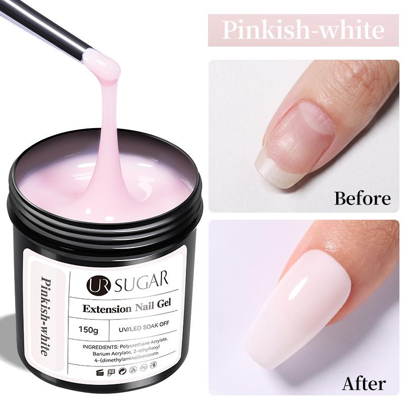 UR SUGAR Quick Nail Extension Gel 150g Großes Nachfüllflüssigkeit für Nagelkunst – Stark Langlebig Einfach anzuwenden