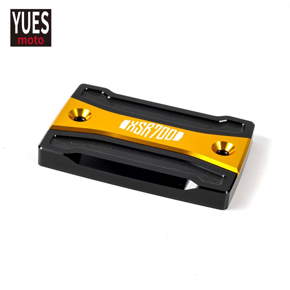 Motorcycle Accessories Front & Rear Brake Fluid Cylinder Reservoir Cover Cap Free Shipping For YAMAHA XSR700 XSR xsr