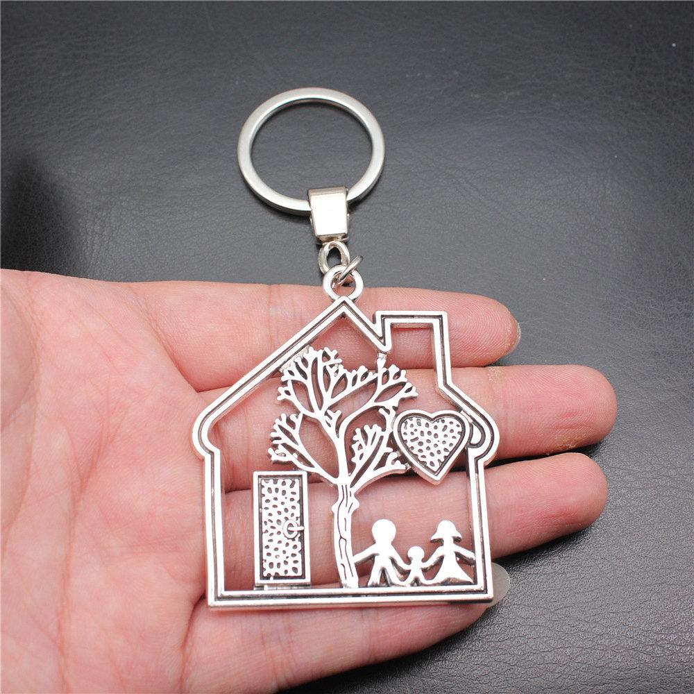 Tree of Life Nature Growth Pendant Antique Bronze Metal Keychain Trendy Gift for Nature Lovers