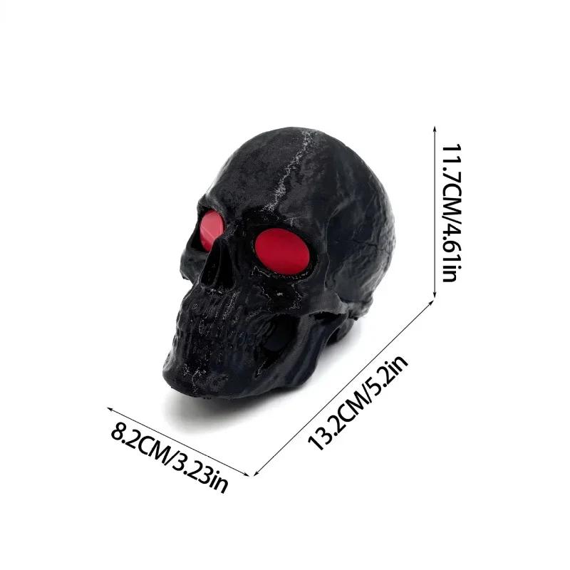 3D Printed Skull Trailer Coupling Cap Towing Hitches Cover Trailer Hitch Ball Cover Prevent Receiver Tube from Rusting