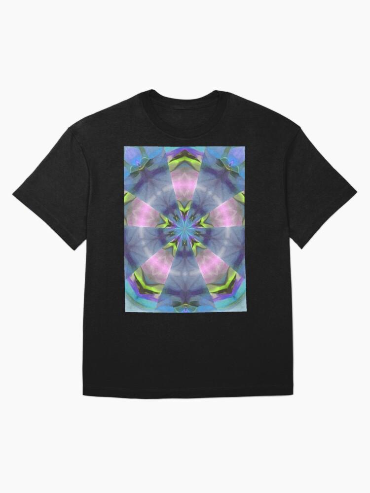 Pentangle Pastel Shades Multicolored Kaleidoscope Pentangle Pattern 8 Oversized T-Shirt