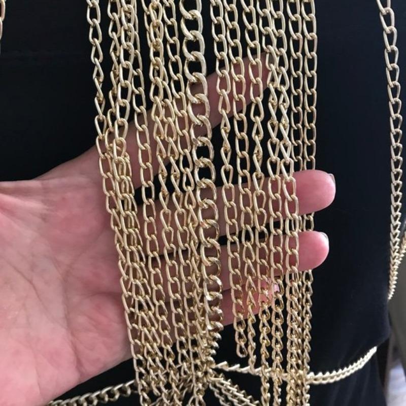 Body chain clothing catwalk accessories body chest chain necklace diamond chain shawl