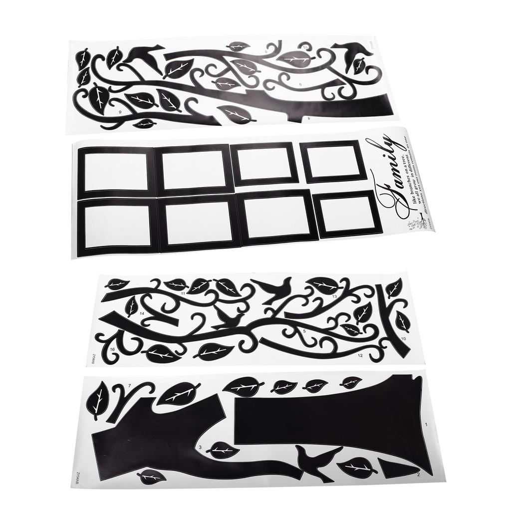 Memory Tree Photo Wall Sticker DIY Removable PVC Black Tree Photo Wall Stickers for Home Decoration