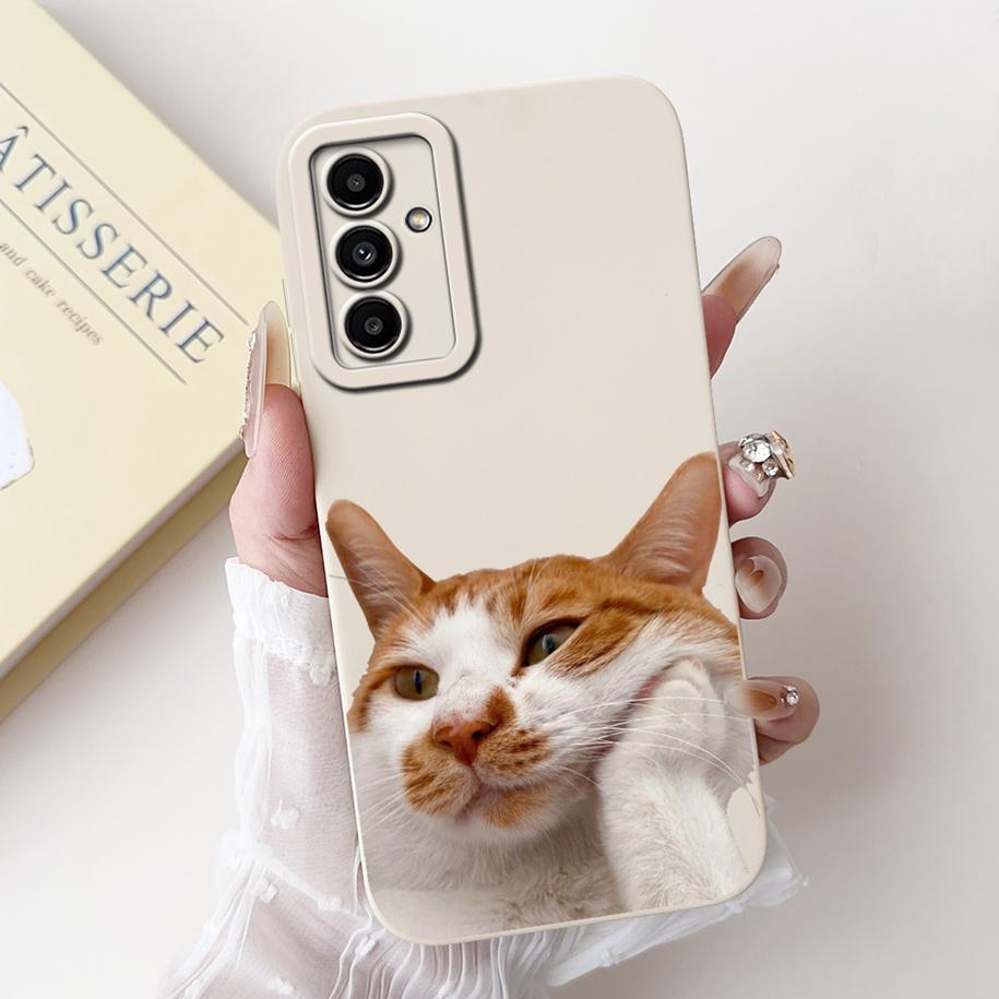 For Samsung Galaxy M34 5G Case Galaxy M34 M14 F34 5G Cover Shockproof Liquid Silicone Phone Cover For Samsung M15 F15 2024 Coque