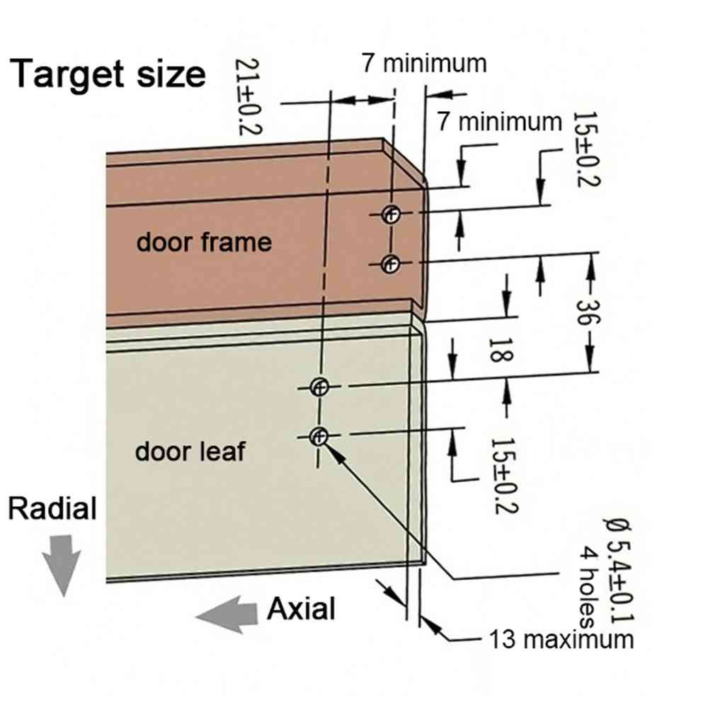 Fixed Stainless Steel Window Accessories Hidden Hinge Sliding Limit Hinge Furniture Supplies