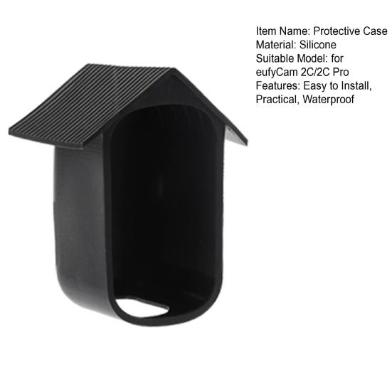 Protective Silicone Case High Strength UV-Resistant Rainproof Simple Installation Weatherproof Cover for eufyCam