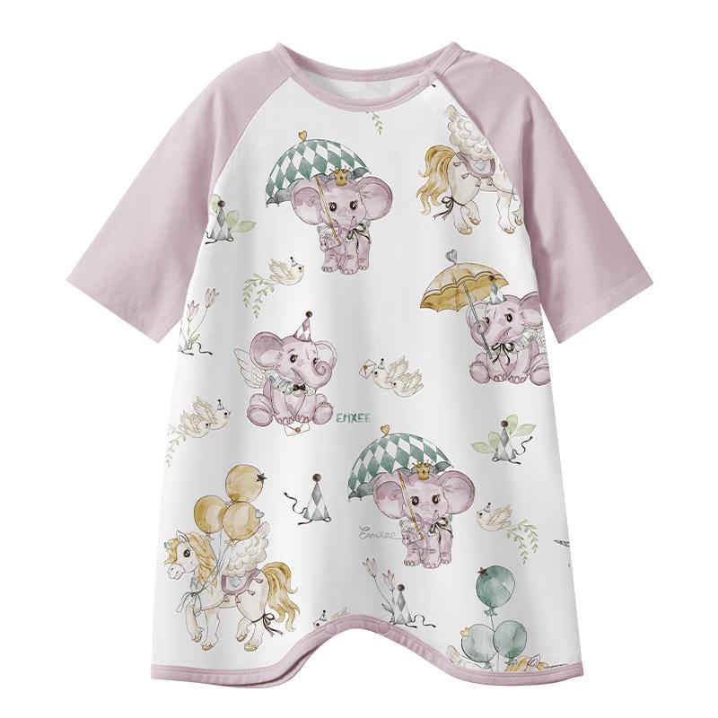 EMXEE Baby Summer Seven-Sleeve Sleeping Bag 90cm