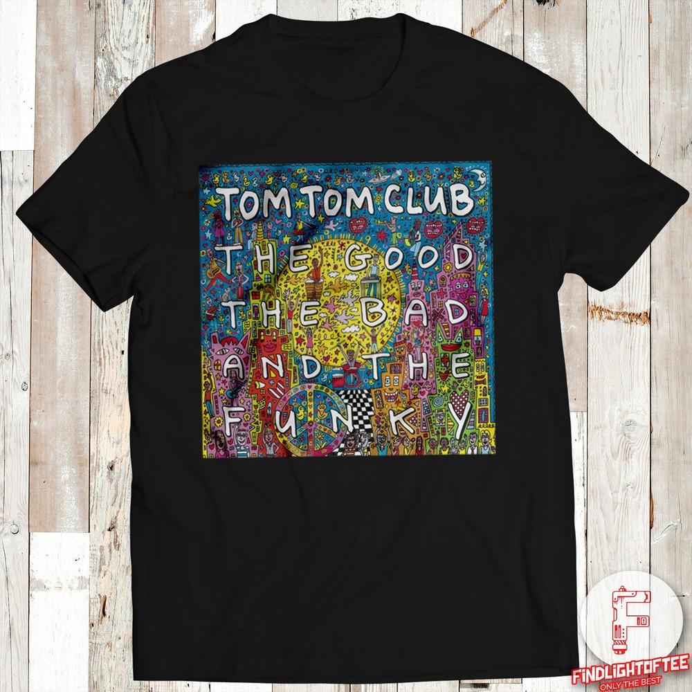 Vintage Rock Music Album TShirt The Good the Bad and the Funky Tom Tom Club Unisex T-Shirt S