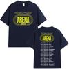 Rock Band Tokio Hotel Arena Tour 2026 Tshirts Unisex Women Fashion Vintage Short Sleeve Tshirt High Quality Cotton Casual T Shirt