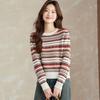 Srcr Women's Short Jacquard Pure Wool Sweater